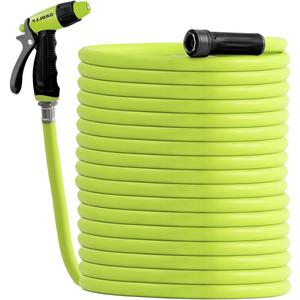 Garden Hose 5/8 in. x 100 ft.,Lightweight All-Weather Water Hose, Durable and Flexible