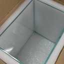 2 Gallon Glass Fish Tank, Easy to Maintain Small Aquarium for Betta/Snails/Shrimp and Aquatic Planting.