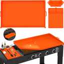 36" Silicone Griddle Mat Cover for Blackstone 36 Inch Griddle Accessories with 16" Spatula Mat & Grease Cup Liner, Food Grade Silicone Grill Cover Full-Edge Protect from Dirt, Rust, Set of 3