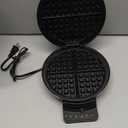 Cuisinart Waffle Maker, 1250W Round Classic Waffle Iron, 5-Setting Adjustable Browning Control, WMR-CANAS, Brushed Stainless