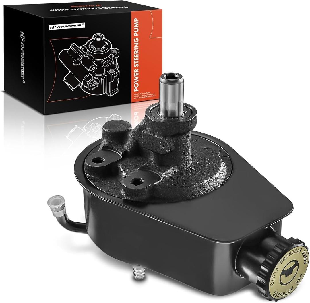A-Premium Power Steering Pump, with Reservoir, Compatible with Dodge - 1994-2003 - B1500, B3500, Ram 1500, Ram 1500 Van, Ram 2500, Ram 2500 Van, Ram 3500, Ram 3500 Van, Ram 4000, Replace # 52039145AB