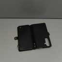 Defencase for Galaxy S25 Plus/S25+ Case Wallet with RFID Blocking Card Holder for Women Men, Elegant Leather Magnetic Snap Flip Strap Zipper Wallet Phone Cases for Samsung Galaxy S25 Plus 6.7", Black