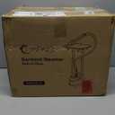 Steamer for Clothes,1800W Standing Garment Steamer with Adjustable Double Rod,Flat and Hanging Ironing,Clothes Steamers with 10 Ironing Modes,30s Fast Heat-up (White gold)