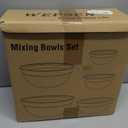 Mixing Bowls Set, 27PCS Khaki Mixing Bowls With Lids Set Stainless Steel Kitchen Large Nesting Metal Bowl 7QT to 1.5QT, Measuring Cups and Spoons for Prepping Cooking Serving