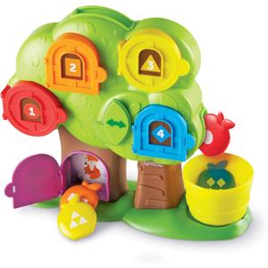 Learning Resources Hide & Seek Learning Treehouse, Number Toddler Games, Color Recognition, Gifts for Boys and Girls, Ages 2 +