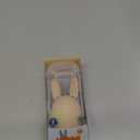 Teether Baby Teething Toy Rabbit Egg Rattle Toy Teething Pain Relief for Babies Boys Girls - Cream