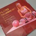 Chobokiang Pilates Kit for Women, Home Workout Equipment Set with Ring, Ball, Resistance Bands, Core Sliders & Ankle/Wrist Weights, Pilates Essentials Kit for Full Body Sculpt, Fat Burn & Beginners