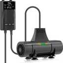 hygger 2-in-1 Aquarium Heater with Water Circulation,Submersible Heating Wave Pump with Digital Display,Auto Temperature Control for Freshwater Saltwater Safety Shut-Off Protection(1000W 130~260Gal)
