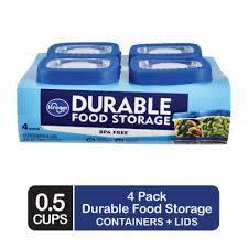 Kroger® BPA-Free Durable Plastic Food Storage Container With Lid