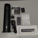 Waterless Scent Diffuser Starter Kit  1000 Sq Ft Coverage, Suitable for Home & Hotel Series Diffuser, Includes 5 Scent Oils, Remote Control, Large Room Essential Oil Diffuser, Ultra Black