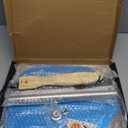 Pizza Peel Aluminum Pizza Spatula, Mooues 12 inch Metal Pizza Paddle(12"x 14")with Rocker Cutter Foldable Wood Handle, [Storage bag included], for Family Pizza Oven Baking Pizza, Dough, Bread & Pastry