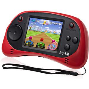 Kids Handheld Portable Video Game Player with 200 Games - 16 Bit 2.5 Inch Screen Mini Retro Electronic Machine for Boys Girls
