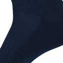 Superminis Women Ankle Socks - Cotton Plain Color Comfortable and Breathable Ankle Socks for Women (6-9, Pack of 4-navy Blue)