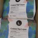 L. Ultra Thin Pads for Women, Super Absorbency, Organic Cotton Top Layer, Unscented Pads with Wings, 96 Count (4 Packs of 24)