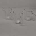 CNGLASS Large Glass Coffee Mugs 17oz,Double Walled Insulated Clear Coffee Cups with Handle,Clear Espresso Mugs for Cappuccino,Latte,Tea Bags,Hot and Cold Beverages,Set of 3