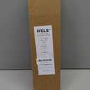 IFELS 2 Pack Heavy Duty Curtain Rods for Windows 28 to 48 Inch, 1 Inch Gold Curtain Rods Set of 2 Pack for Outdoor, Farmhouse, Bedroom, Adjustable Easy Install Drapery Rod (A2,Gold,30"-60"-2Pack)