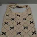 Ovida Crochet Tote Bag Mesh Beach Bag Fairycore Hobo Fairy Grunge Aesthetic Shoulder Bag Y2k Purse for Women Girls | Beach Bag, Fairycore, Hobo, Fairy Grunge, Aesthetic, Y2k