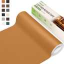 TIANLDD Leather Repair Tape,3.5 x 80 Inches Self Adhesive Leather Repair PatchLeather Repair Kit for FurnitureCouches,Car Seats,Cabinets,Handbags(Yellowish Brown-Litchi Grain)