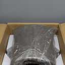 Bar Stools Set of 2, Counter Height Swivel Bar Chair with High Backrest, 24" Round Seat Barstools for Kitchen Island, Pub, Metal Base, Upholstered PU Leather Dining Chairs Grey