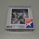 Postage Stamp BF109 Adolf Galland 1/87 Diecast Fighter Jet Model Airplane with Display Stand, Detailed Military Aircraft Model for Collectors