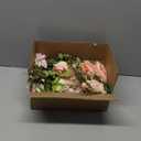 2 Pack Artificial Peony Garland Flowers, 12ft Floral Greenery Garland Rose Flower Vine with Pink Peony and Green Leaves for Wedding Dining Table Home Party Decor (2, Pink)