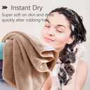 Cosy Family 6 Pack Ultra Soft Microfiber Absorbent Hand Towel, Silk Hemming Towels for Bathroom - Quick Drying - Perfect for Bath, Fitness, Gym, Shower, Hotel, and Spa - 16x28 Inch, Warm Color