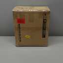 GREENSTELL Small Vanity Stool Chair with Storage and Folding Back, 13" x 13" x 17.7" Faux Fur Soft Ottoman for Teenager, 4 Metal Legs with Anti-Slip Feet, Furry Padded Seat for Makeup, Bedroom, Camel