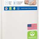 Sealy Baby Posture Perfect Breathable Crib Mattress, GREENGUARD Gold Certified, Made in USA, 2 Stage Hybrid Memory Foam & 150 Premium Coils, Toddler Bed Fit, Safety & Quality Tested, 52x28", Mattress Only