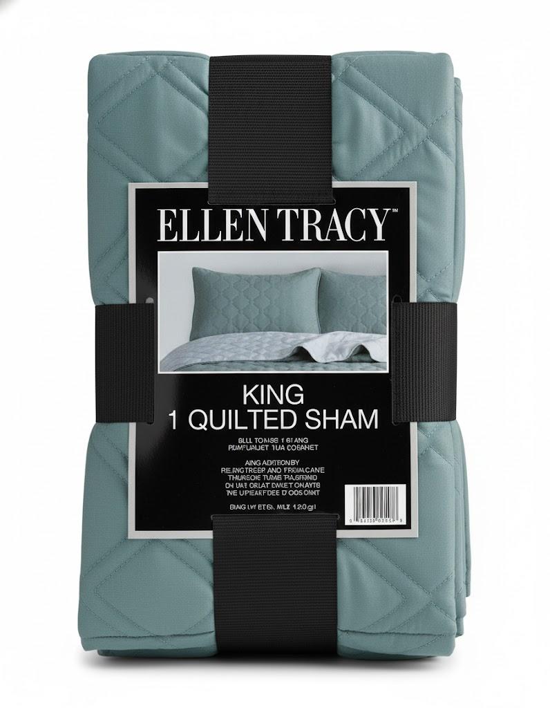 King 1 Quilted Sham 20x36in 100% Polyester