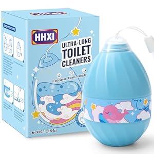 HHXI Automatic Toilet Bowl Cleaner Tablets, Long-Lasting Toilet Bowl Cleaner, Bathroom Toilet Tank Cleaner (1 Bottle)