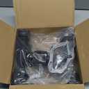 LBW Boat Fishing Rod Holder Clamp on Rod Holder 360 Degree Adjustable Dual-use Fishing Pole Holder for Boat Dock Pontoon Canoe 2 PCS