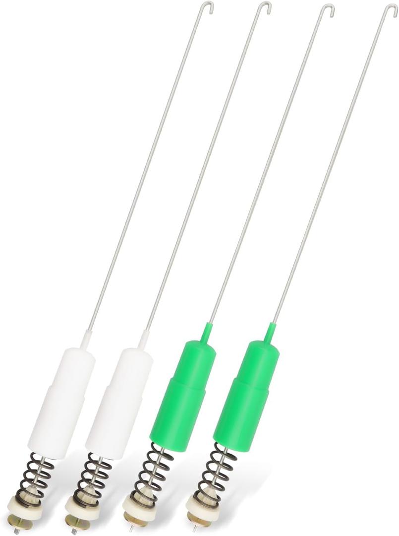 WH16X26910 WH16X26911 Suspension Rod and Spring Kit Assembly Fit for GE Washer, 24.6In 2 (Green) 2 (White), Replace AP6287023 WH16X24144