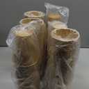 Lamosi 210 Pack 12 OZ Paper Coffee Cups, Disposable Kraft Paper Cups, Unbleached Brown Cups for Hot/Cold Beverage Party Home Office