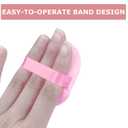 10 x 9Pcs Powder Puffs, 2.16 Inch Round Face Makeup Puff for Body Loose Powder Beauty Makeup Tool Pink