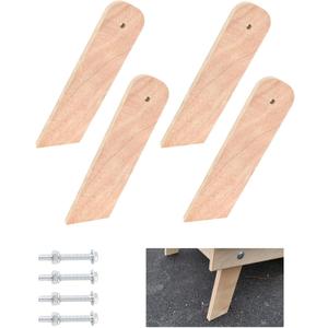 Cornhole Board Legs for Board DIY Maker, Cornhole Board Accessories 4pcs Legs with Hardwares