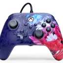 PowerA Advantage Plus Wired Controller for Xbox Series X|S - Night Blossom, officially licensed, adjustable height thumbsticks, hall effect, mappable buttons, works with Xbox One and Windows 10/11 PC