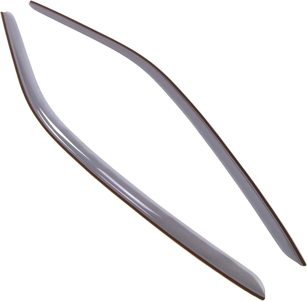 Car Window Rain Guard | Outside Mount Visors Auto Side Window Deflectors | Windows Visor Rain Shields Compatible with 2010-2016 Chevrolet Camaro | 2 Pcs Set, LGWV2-033, Light Tinted (Compatible With Chevrolet Camaro 2010-2016, Light Tinted)