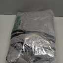 2PCS 50Garment Bags for Hanging Clothes,Chakera Large Breathable Garment Bag for Closet Storage with 10Gusseted,Clear Clothing Storage Garment Cover for Dress Sweater with Double Zipper,Grey