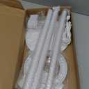 LBW Grow Light with Stand for Indoor Plants, Adjustable Height up to 68", Full Spectrum Grow Light for Large & Tall Plants, Auto Timer 6/8/12/16H, 5-Level Dimmable, 3 Lighting Modes (Medium - 6.3" White One Head)