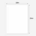 10 Pack Backing Boards, 18x24 Uncut White Mats Matboards, Acid-Free Backerboards for Art Prints, Ideal for Photos, Pictures, Prints, and Frames