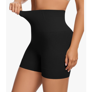 WOWENY Shapewear Shorts Mid-Waist Body Shaper Shorts Tummy Control Underwear Seamless Slip Shorts for Under Dresses, Size S-M
