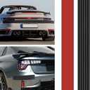 Car Bumper Protector Guard,Wavy Rear Bumper Protector for Anti-Scratch & Anti-Collision,Rear Front Bumper Guard with Strong Adhesive Backing Suitable for SUV,Car,Truck