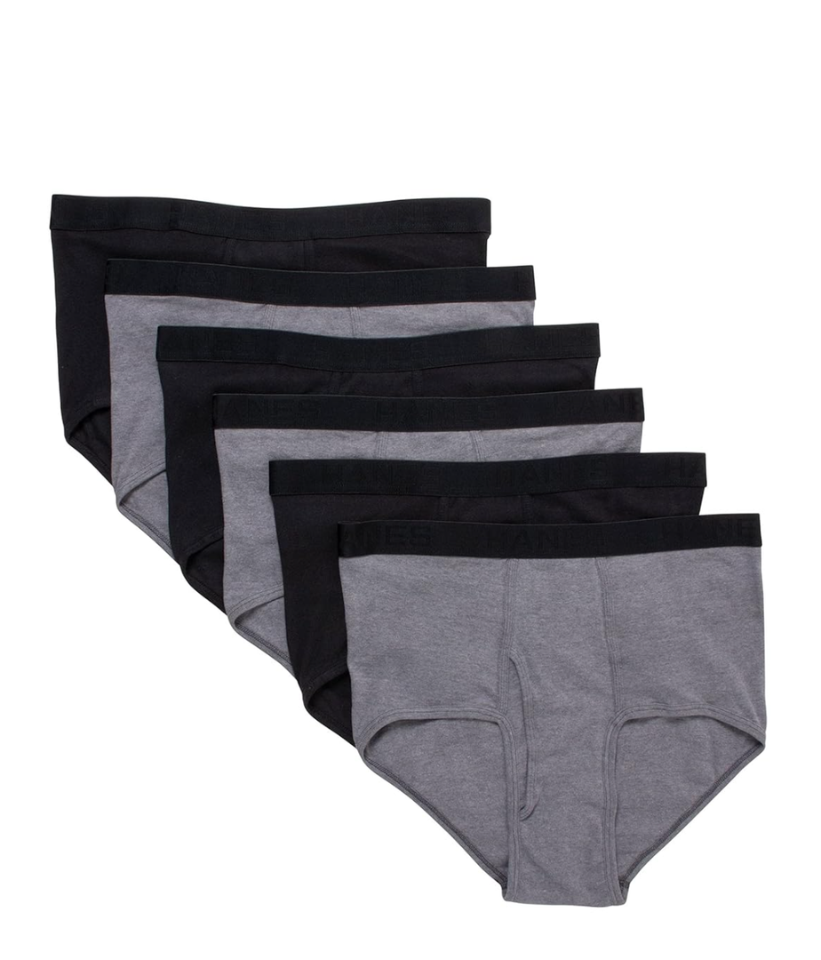 Hanes Ultimate Men's 7 Pack Classics Full-Cut Brief Size M