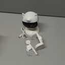 Potaroma Smart Sensor Cat Laser Toys Interactive, Motion Activated Truly Random Trjajectory, Clamp Design, Automatic Chargeable Kitten Toy Indoor Exercise, Cream White