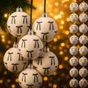 Suncalla 24 Pack Velvet Christmas Ball Ornaments 60mm/ 2.36'' Bow Christmas Tree Decorations Xmas Ornaments for Tree Home Coquette Room Birthday Party Front Door Wedding Holiday Decor (Black)