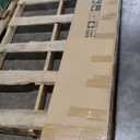 EaseLife Bifold Closet Door,for 24in x 80in (Double 12x80) Opening,French Glass Barn Doors with 2FT Concealed Bi-Fold Sliding Hardware Kit Included,Preassembled Door,Easy Install,DIY staining