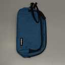 Portable Electronics Organizer Travel Case, Double Layers Tech Organizer, All-in-One Charger Storage Bag for Charging Cable, USB Cord, Charger, Power Bank, Flash Drive, Blue (M)