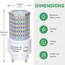 BMXKPO GU24 LED Light Bulb Dimmable 10W,4000K,1600 Lumens(100W Equivalent),Replace CFL Twist-in 2 Prong Light Bulb (4-Pack)