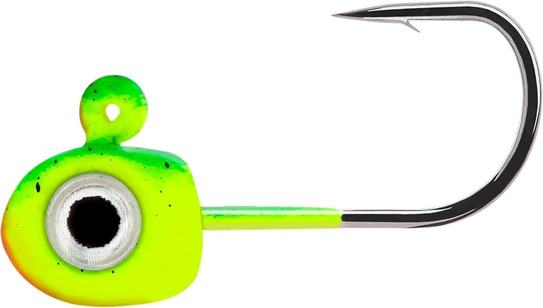 4 x NORTHLAND TACKLE Tungsten Flat Fry JIG / 5/8" / 1/28 OZ/Tiger Beetle