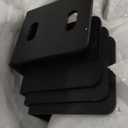 OEDRO Wheel to Wheel Running Boards Compatible with 2019-2026 Chevy Silverado & GMC Sierra 1500, 2020-2026 2500HD 3500HD Crew Cab, Bed Access Side Steps, Two Stairs Nerf Bars Black Powder Coated Rails